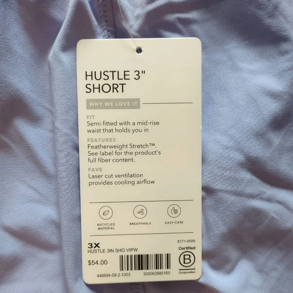 Athleta Hustle 3" Short NWT - Picture 4 of 15